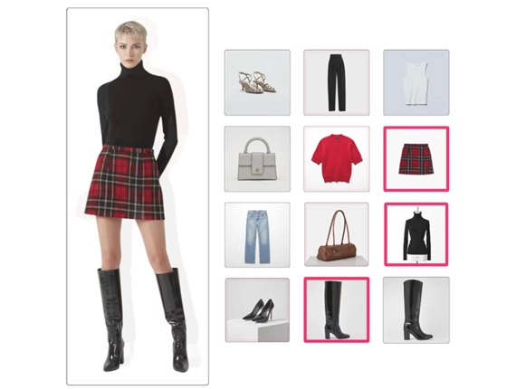 Posiziona i capi su modelli realistici